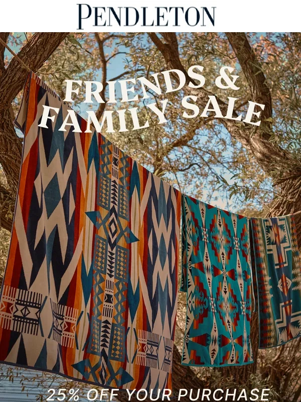 Pendleton - 25% off your purchase