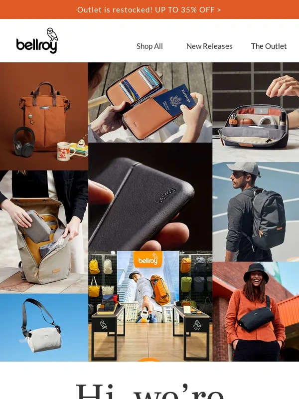 Bellroy - Thrilled to have you with us!