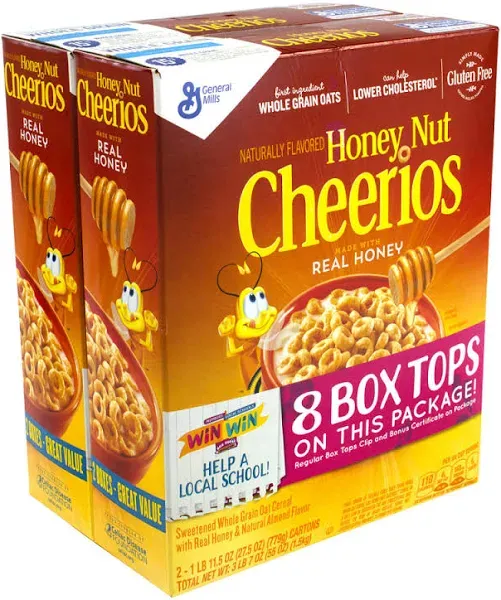 Cereal Cheerios Honey Nut