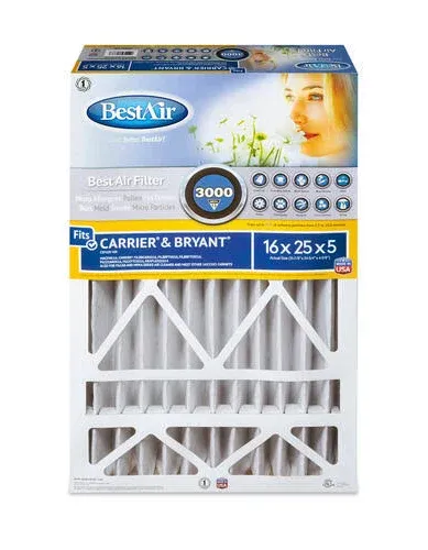 BestAir Pleated Air Filter CB1625-13R