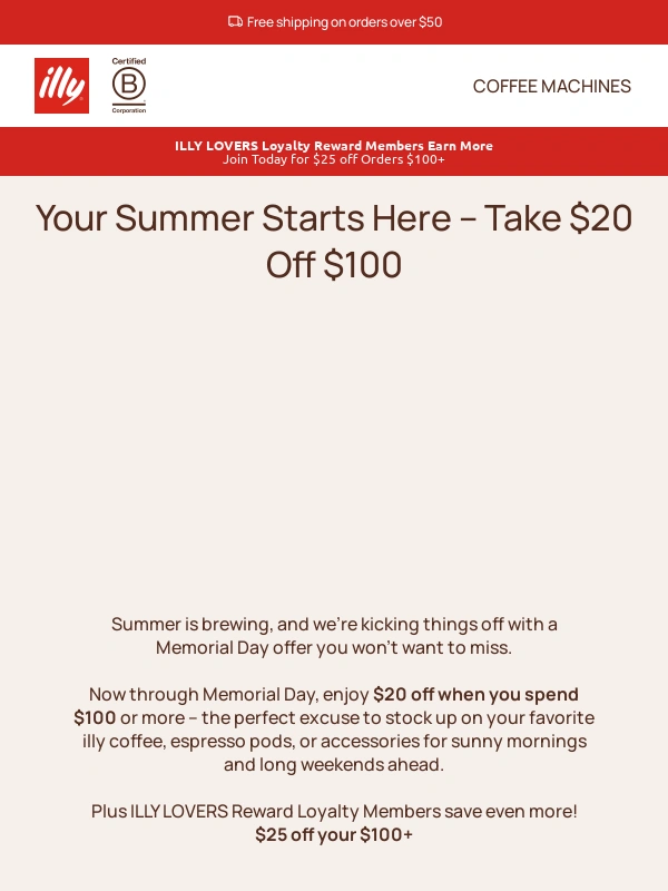 illy - Memorial Day Deal Inside ☀️