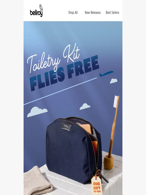 Bellroy - Claim your free Toiletry Kit!