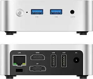 ACEMAGIC Vista V1 N97 Mini PC,16GB DDR4 RAM 512GB SSD Mini Computer,12th Gen N97(Beat N150/N100/N95,up to 3.6GHz),Small Desktop Computer 4K Dual Display/WiFi/VESA for Home/Office,Preinstalled Win11Pro
