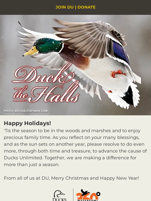 Keepa - DU Newsletter: ?Duck the Halls!?