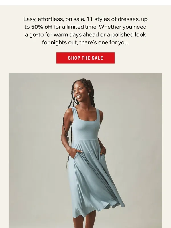 American Giant - LIMITED TIME: 11 Dress Styles,up to 50% off