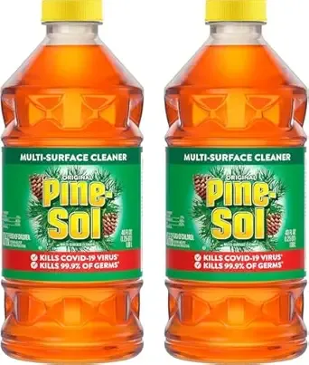 Pine-Sol All Purpose Cleaner, Original Pine, 40 Ounce Bottles (Pack of 2) (Packaging May Vary)