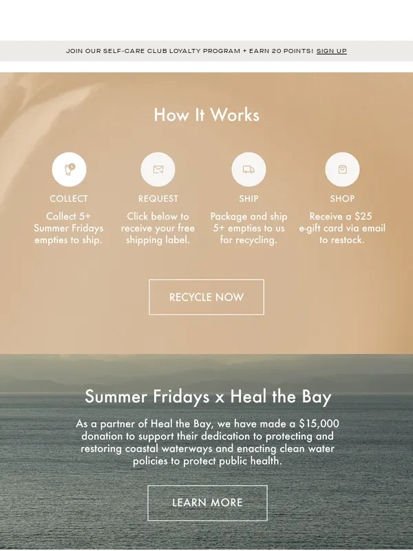 Summer Fridays - Recycle with Summer Fridays ♻️