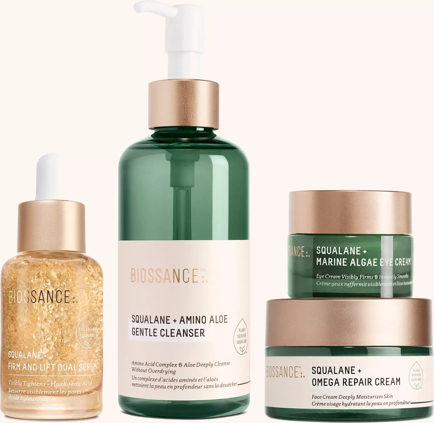 Biossance Anti-Aging Core Routine Skincare Set
