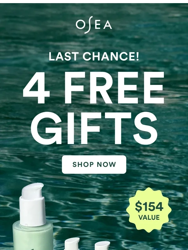 Osea - ❗️LAST DAY FOR FREE SKINCARE❗️