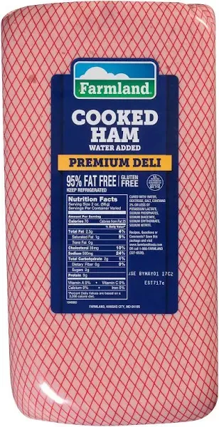 Farmland Cooked Water Added Premium Deli Ham