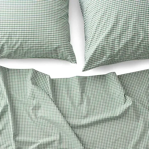Schoolhouse Gingham Percale Sheet Set - Queen