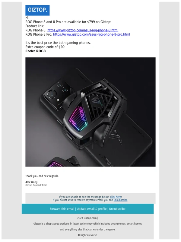 Giztop - New Arrival: ROG Phone 8 Series Gaming Phones