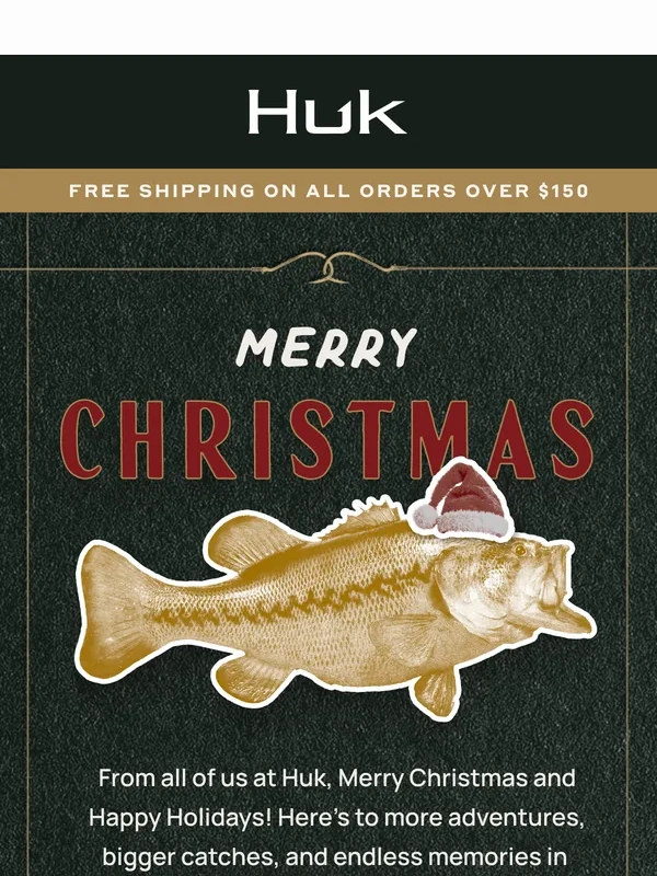 Huk Gear - Merry Christmas & Happy Holidays?