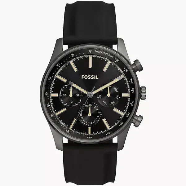 Fossil Men's Sullivan Multifunction Silicone Watch
