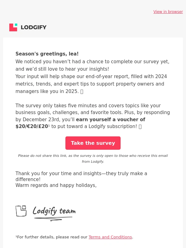 Lodgify - Don’t miss your chance to get $20 off Lodgify! ?