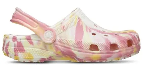 Crocs Kids' Classic Glow Marbled Clog