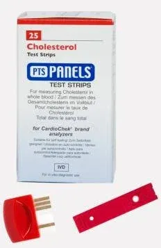 PTS Panels CardioChek Total Cholesterol Test Strips