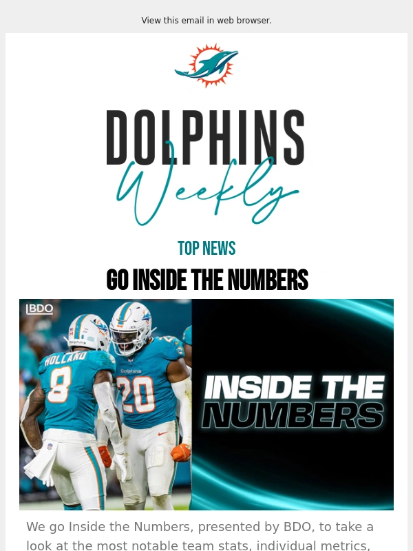 Dolphins - Dolphins Weekly