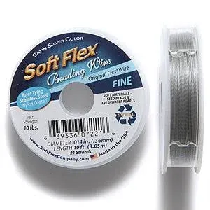 Soft Flex Wire 21- Strand .014"X10' Silver