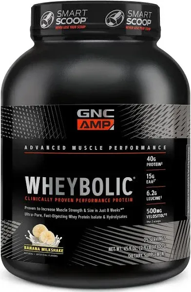 GNC AMP Wheybolic Protein Powder
