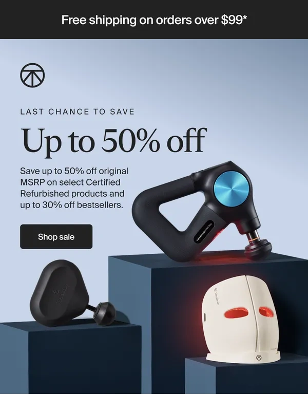 Therabody - LAST CHANCE: UP TO 50% OFF