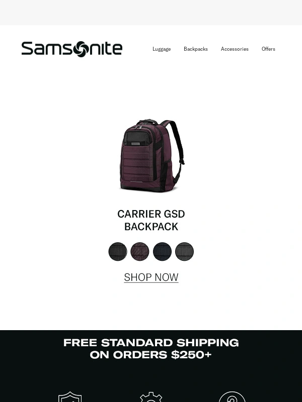 Samsonite - Carry Comfort and Style with Backpacks Starting at $59.99