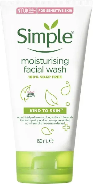 Simple Kind to Skin Moisturizing Facial Wash