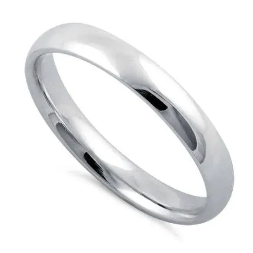 Sterling Silver Wedding Band