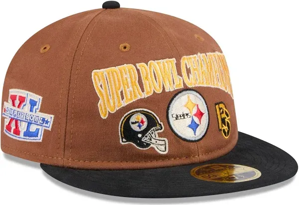 New Era Pittsburgh Steelers Champions Retro Crown Fitted Hat