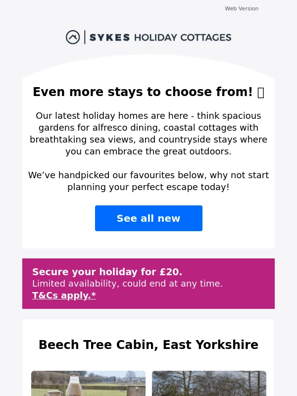 Sykes Holiday Cottages - Our favourite NEW holiday homes inside ➡️
