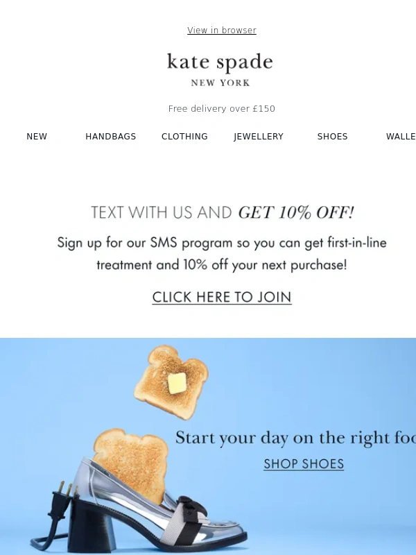Kate Spade UK - Denim-obsessed?