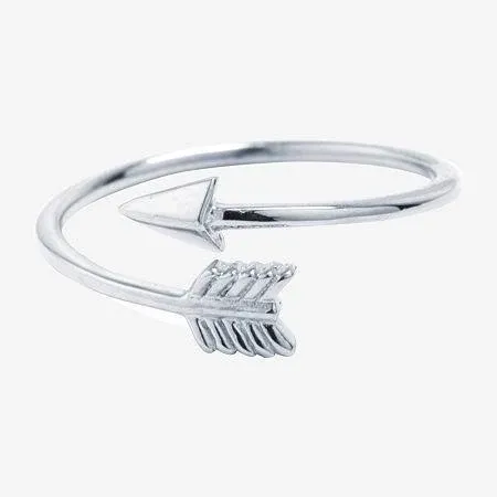 Sterling Silver Arrow Bypass Ring