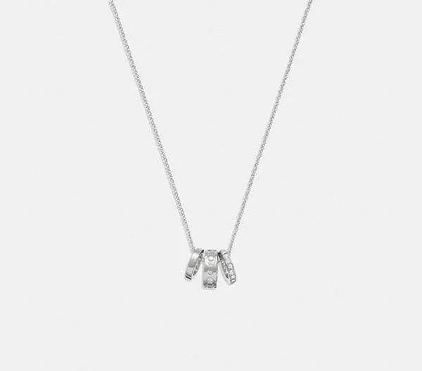 Coach Women's Signature Rondell Necklace