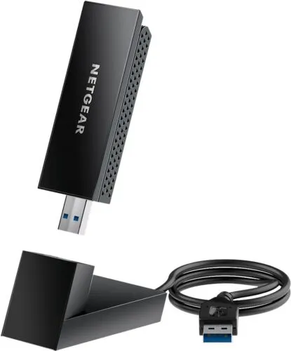 NETGEAR A8000-100PAR Nighthawk AXE3000 6E USB 3.0 Adapter Certified Refurbished