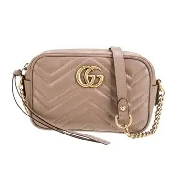 Gucci Gg Marmont Leather Crossbody Mini