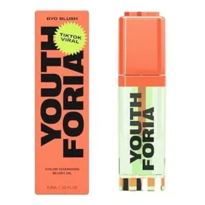 Youthforia BYO Blush, Color Changing Blush Oil, Reacts To Skins Natural pH For Your Instant Perfect Shade, Blendable Formula, Vegan & Cruelty-Free