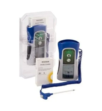 Mckesson Electronic Probe Thermometer | Probe Thermometer, Blue | 3074 | Each From Rehab Store