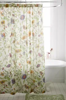 Urban Outfitters Ella Vine Floral Shower Curtain