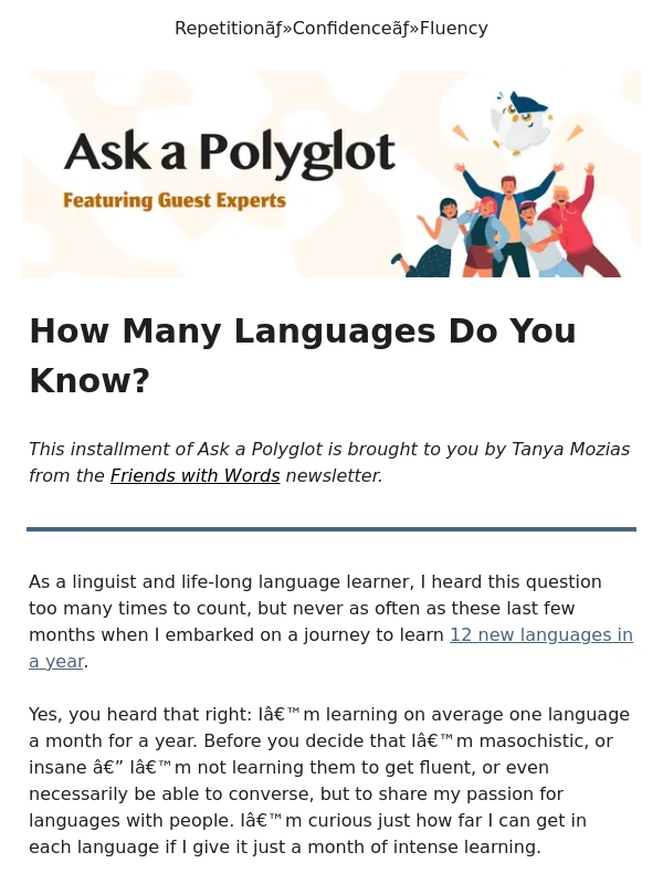 Glossika - How many languages do you know?