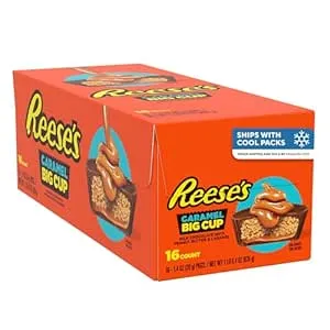 [S&S] $10.64: 16-Count 1.4-Oz Reese's Big Cup Caramel Milk Chocolate Peanut Butter Cups at Amazon