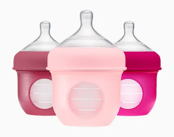Boon Nursh Silicone Pouch Bottle 3 Pack
