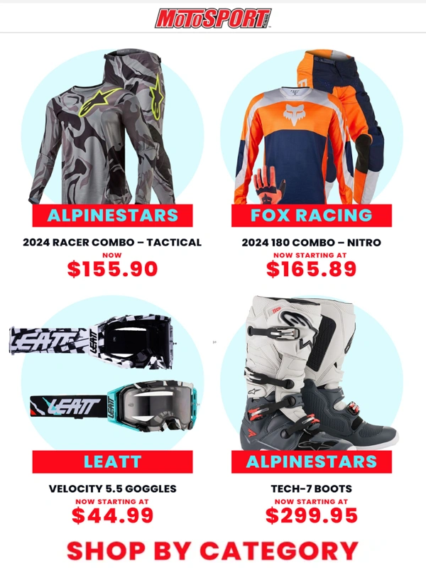 MotoSport - Our Hottest Summer Deals Are Inside