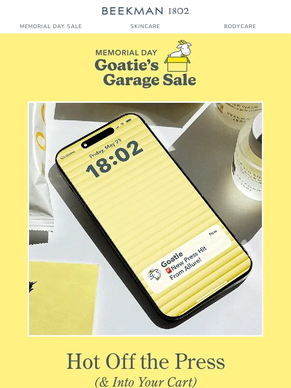 Beekman 1802 - As Seen in the Press—Now on Sale! ??