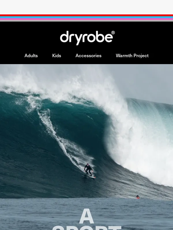 dryrobe® - A sport for the brave... ?