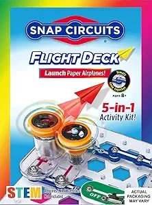 Snap Circuits - Flight Deck Science/STEM Toy kit, Ages 8+, Construction Gift for Boys and Girls