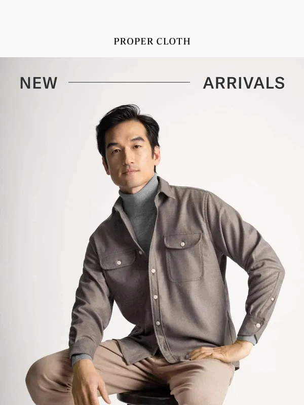 Proper Cloth - New Arrivals: Non-Iron Dress Shirts,Raw Denim Jeans,and More