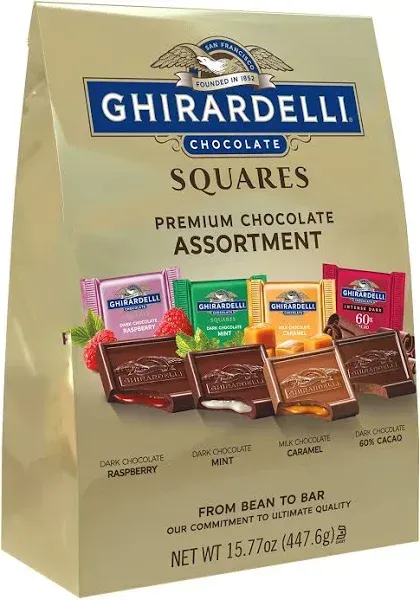 Ghirardelli® Premium Assortment Chocolate Squares - 15.77 oz