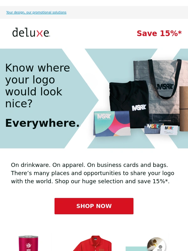 Deluxe - Just for you,15% off your first order