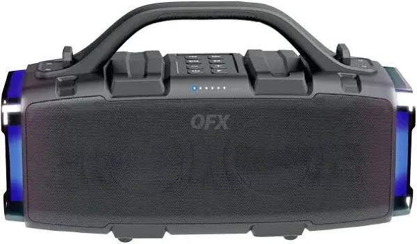 QFX BT-ZX9 High Powered Dual 3.5" IPX6 Waterproof Boom Box Speaker