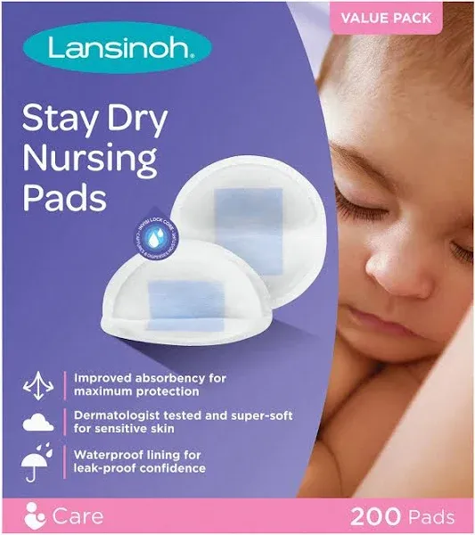Lansinoh Disposable Stay Dry Nursing Pads